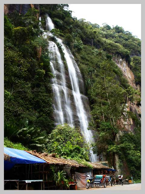 Harau Valley waterfall. The Harau Valley is a nature and wildlife reserve