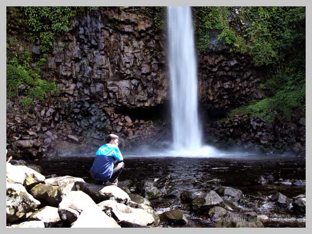 Lembah Anai Water Falls, on the way to Bukittinggi